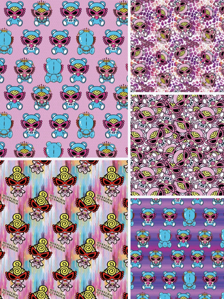 Cartoon Print Cotton Fabric – 140x50cm, Digital Print, Children's Quilting & Patchwork Fabric