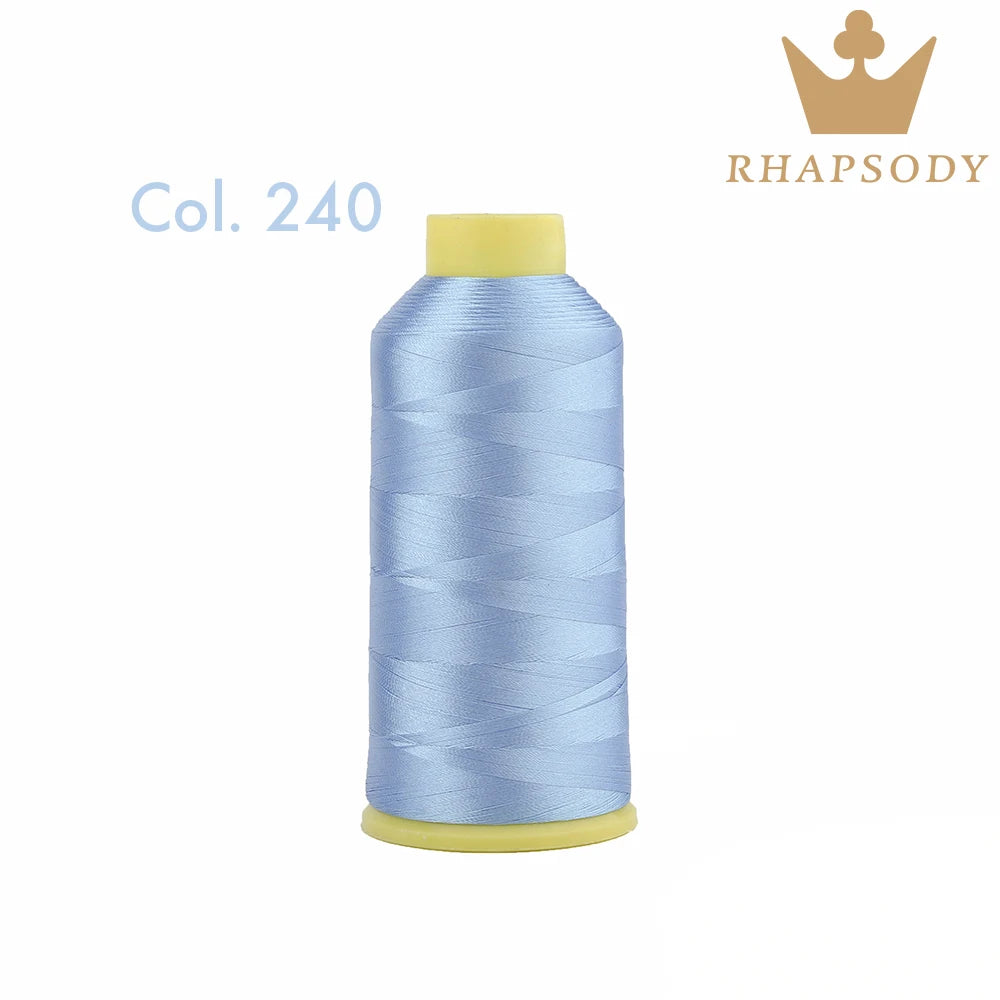 40WT Polyester Embroidery Thread – 5000 Meters per Spool | 128 Colors for Machine & Hand Embroidery
