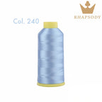 40WT Polyester Embroidery Thread – 5000 Meters per Spool | 128 Colors for Machine & Hand Embroidery
