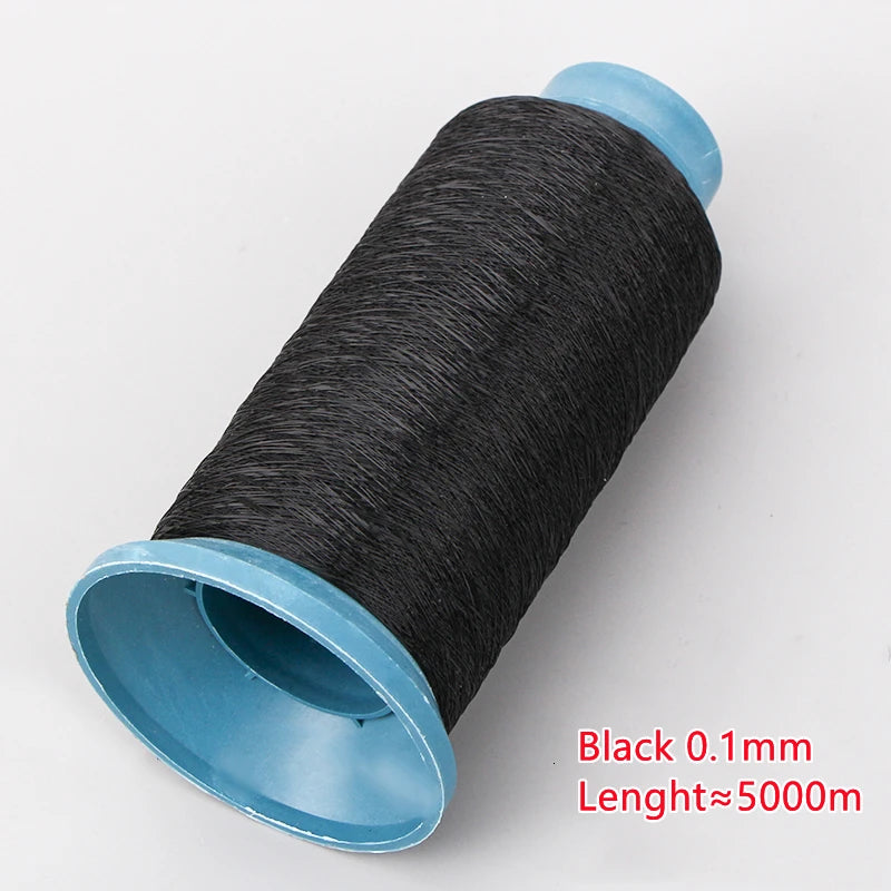 Invisible Nylon Sewing Thread – Transparent & Black | Appliqué, Labels & Blind Stitch | 4 Thickness Options