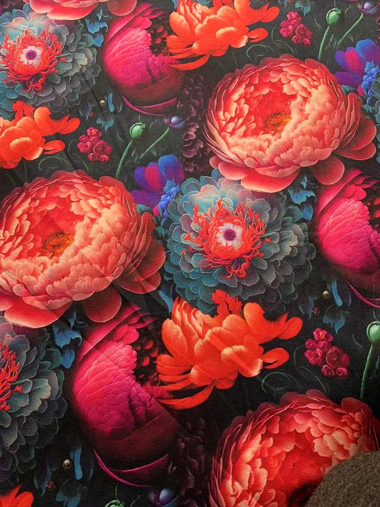 HD Digital Print Cotton Fabric | Fairy Tale Elf Design | Sold by Half Meter