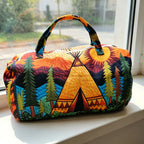 African Print Duffle Bag – Weekend Travel & Gym Bag