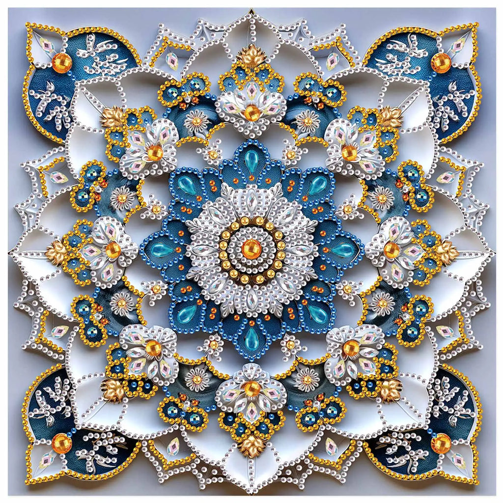 Kit de pintura de diamante para adultos, kit de arte de diamante con diseño de flor de forma especial para principiantes para decoración de pared del hogar, regalo