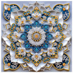 Kit de pintura de diamante para adultos, kit de arte de diamante con diseño de flor de forma especial para principiantes para decoración de pared del hogar, regalo