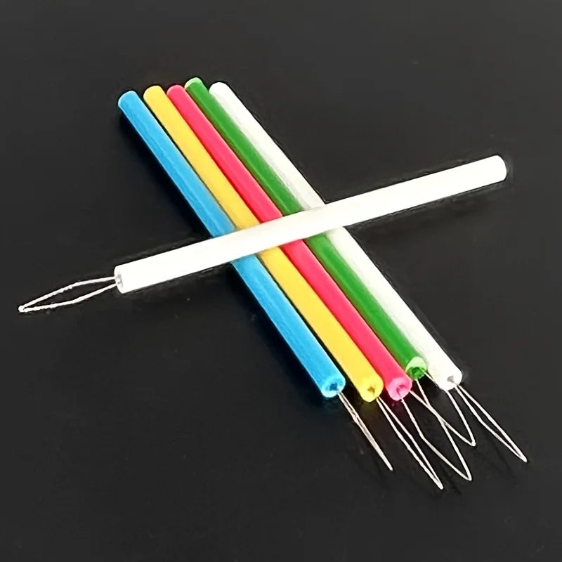 6PCS Herramientas Esenciales de Enhebrado para Coser - Herramientas de Enhebrado Sencillas para Máquinas de Coser, Manualidades, Asistentes Convenientes para Personas Mayores