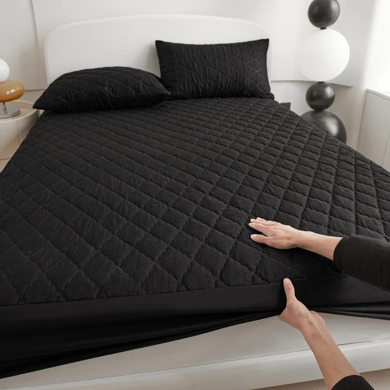 Grade A Quilted Waterproof Mattress Protector – Flame Retardant, TPU, 300TC, Queen & King