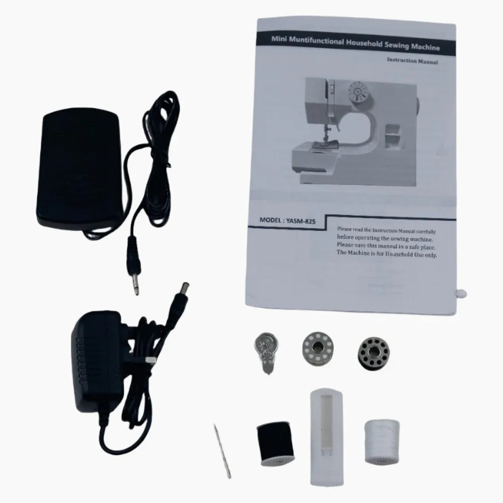 825 Semi-Auto Electric Sewing Machine – 12 Stitches, Beginner Friendly, All Fabrics