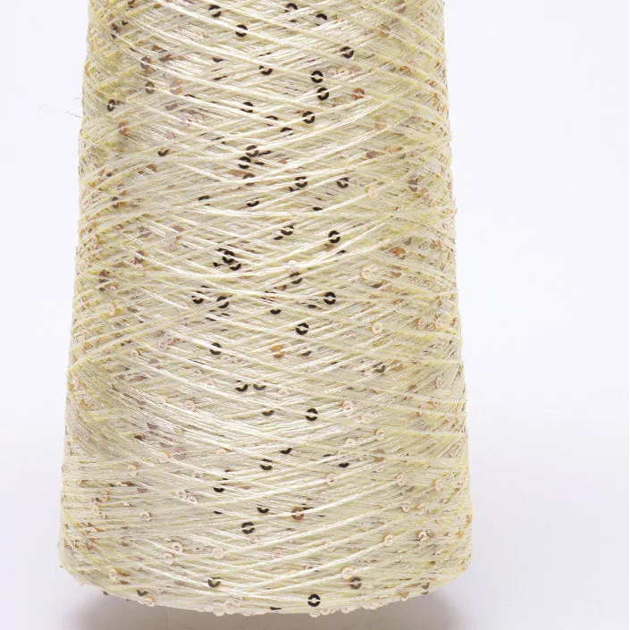500G Glitter Fancy Yarn with Sequins – Hand Knitting & Crochet | 3mm Sequins | 25 Colors