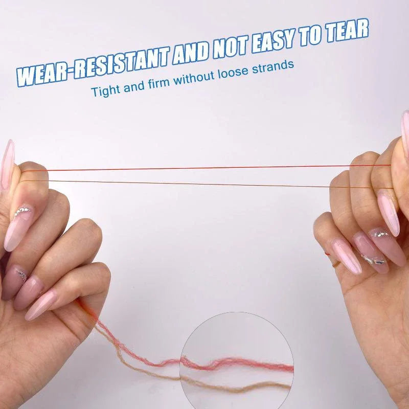 Hilo elástico de nailon para coser – 100D/2, 2743 m | Gran elasticidad
