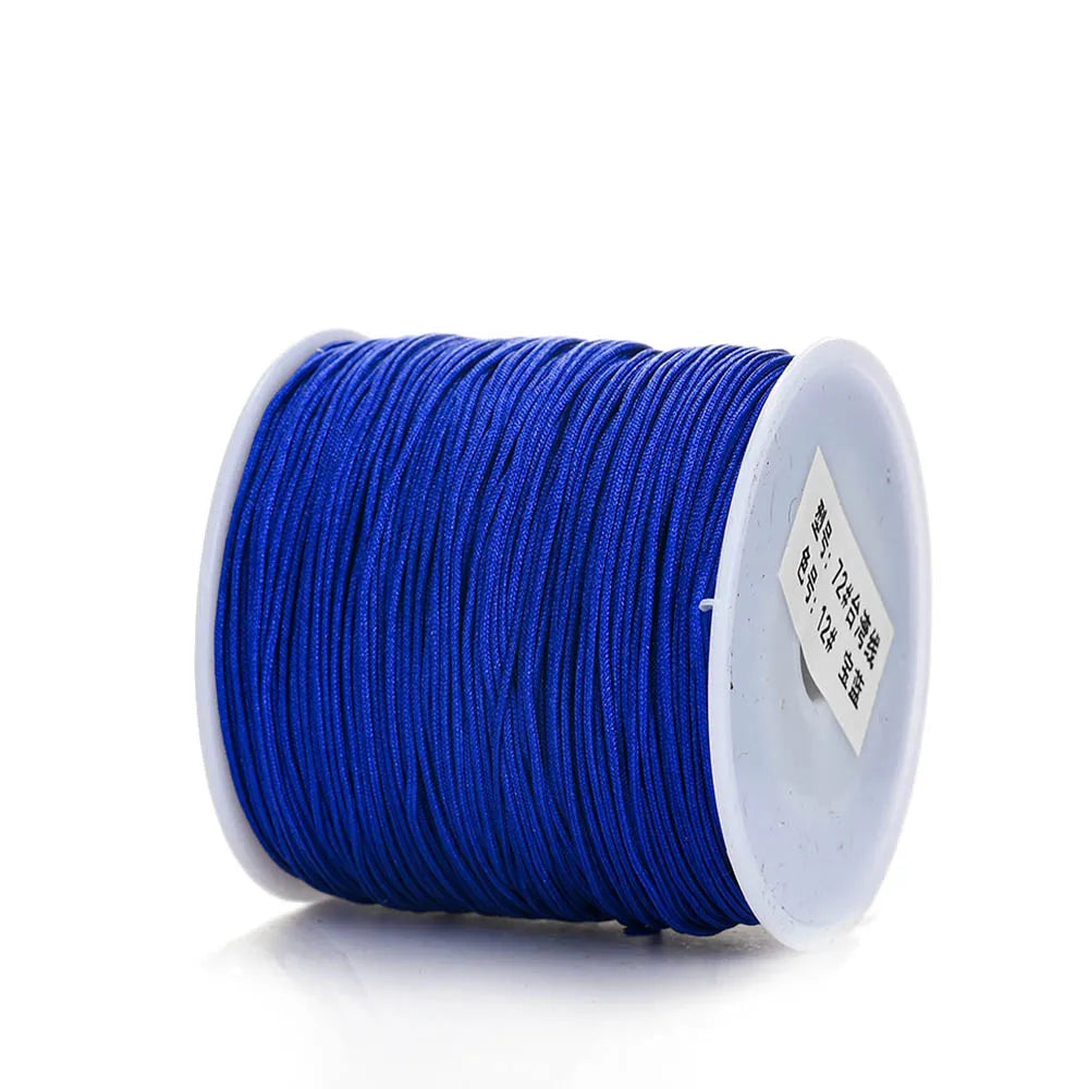 Nylon Cord Thread – 0.8mm, 100m Spool | 28 Colors | Bracelets, Necklaces & DIY Crafts