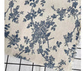 Printed Linen Cotton Fabric – Breathable Canvas Cloth for Quilting, Bags & Crafts (150cm Wide, Sold by the Meter)