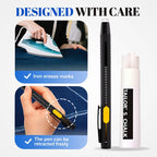 Heat-Erasable Fabric Marking Pens – 2 Pens + 20 Refills | 0.7mm Fine Tip