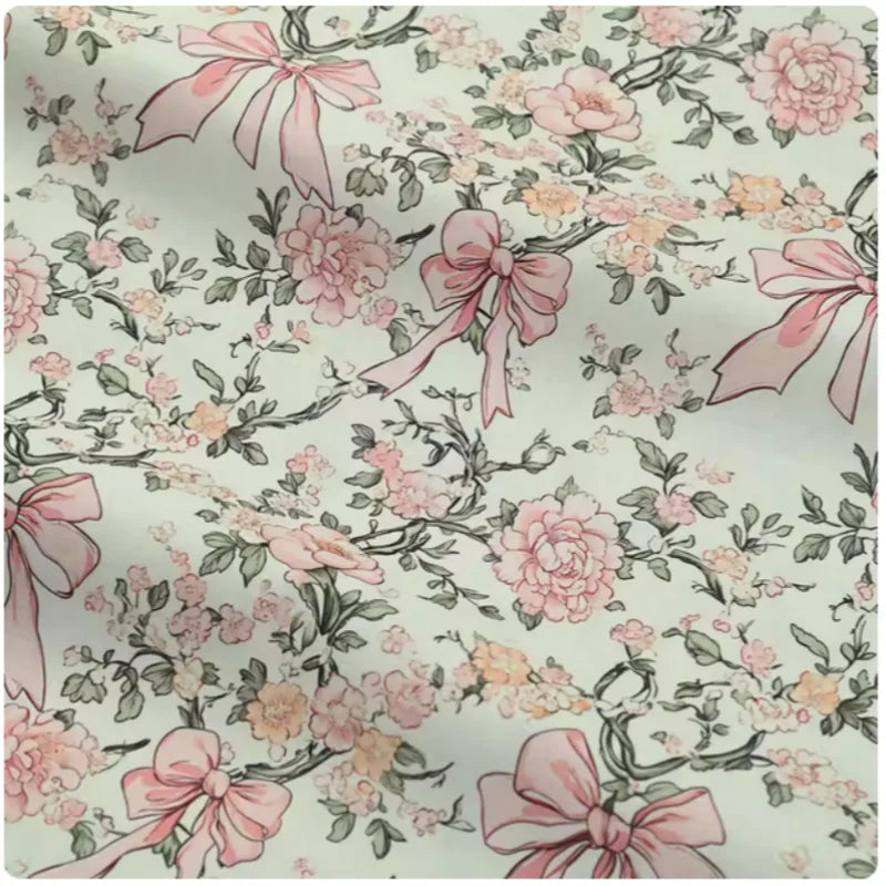 Fabric - 40 Precut Strips (6.35 X 49.78 cm) for Quilting And Sewing, 20 Floral Prints Assortment, 100% Material,