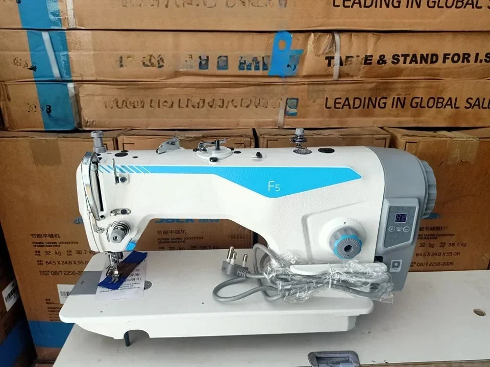 Jack F5 Direct Drive Flat Stitch Industrial Sewing Machine with Computer Table