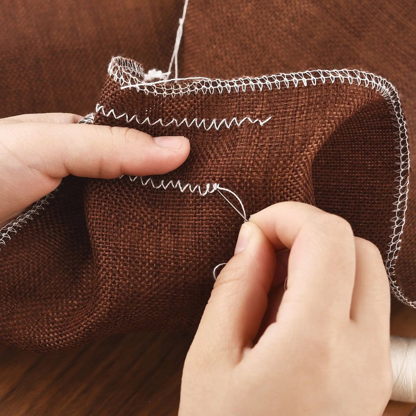 Polyester Sewing Thread Set — 6 Rolls, 400 Yards Each