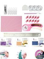 7-Piece Rotary Cutter & Quilting Tool Set – 45mm Blade, Cutting Mat, Ruler & More