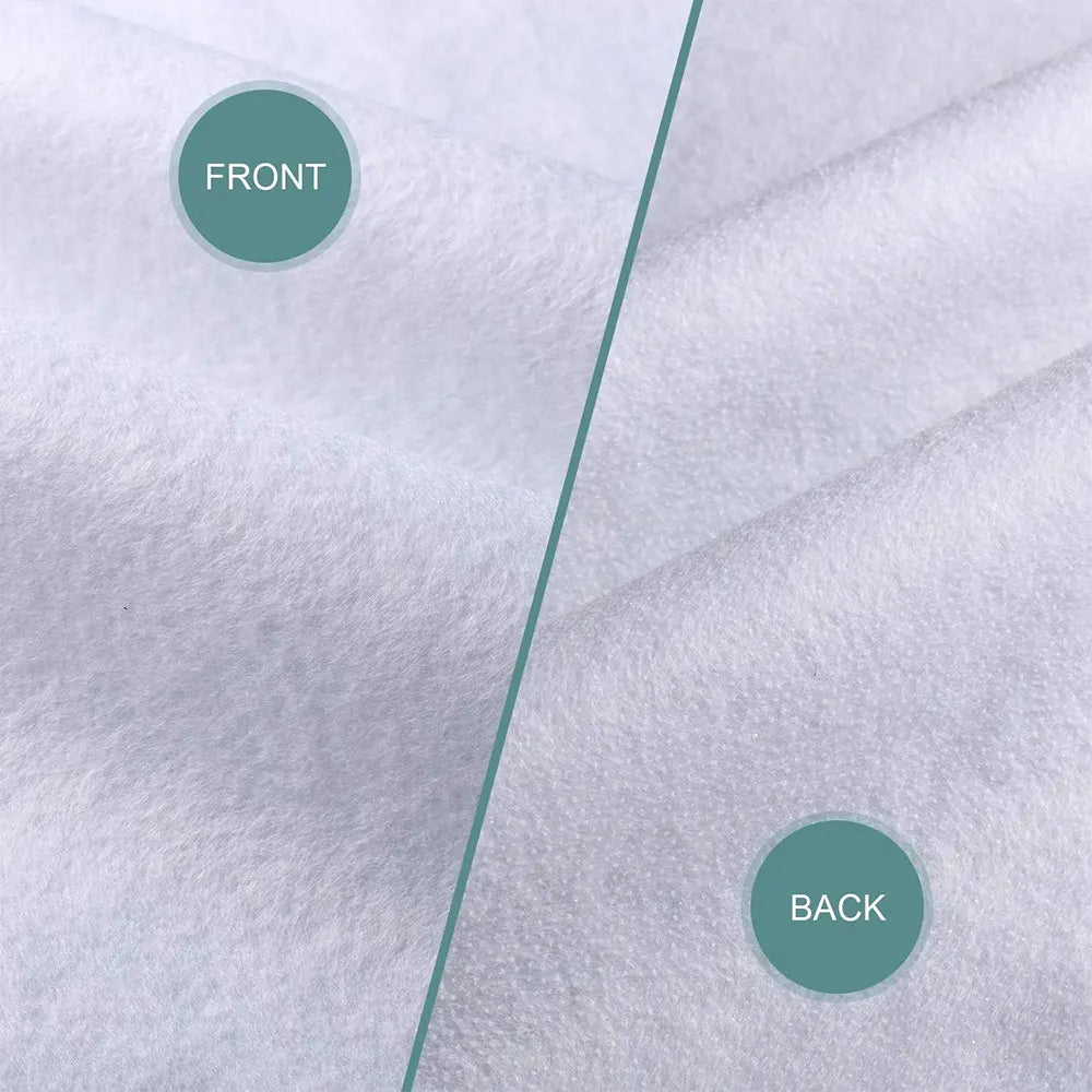 Sewing Interfacing Fabric Fusible Cotton Interlining 110g 200g 300g 400g Iron on Nonwoven Craft Bag Making Garment Making Supply