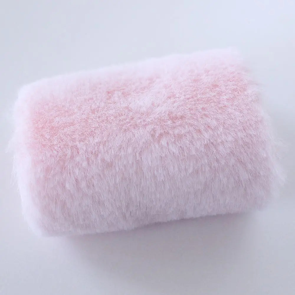 Soft Faux Fur Plush Fabric – 100% Polyester, 165cm Wide – For Apparel, Toys, Quilting & Winter Crafts