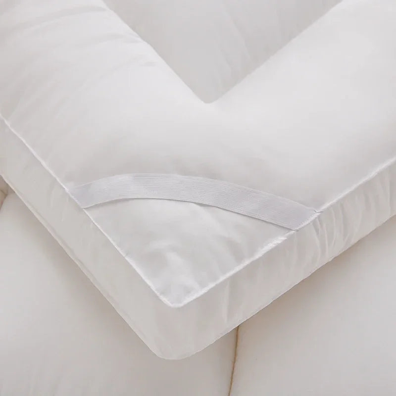 All-Season Quilted Mattress Topper – Soft Thickened Mattress Pad
