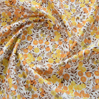 Small Floral Print Cotton Poplin Fabric – 145cm Wide | 6 Color Options