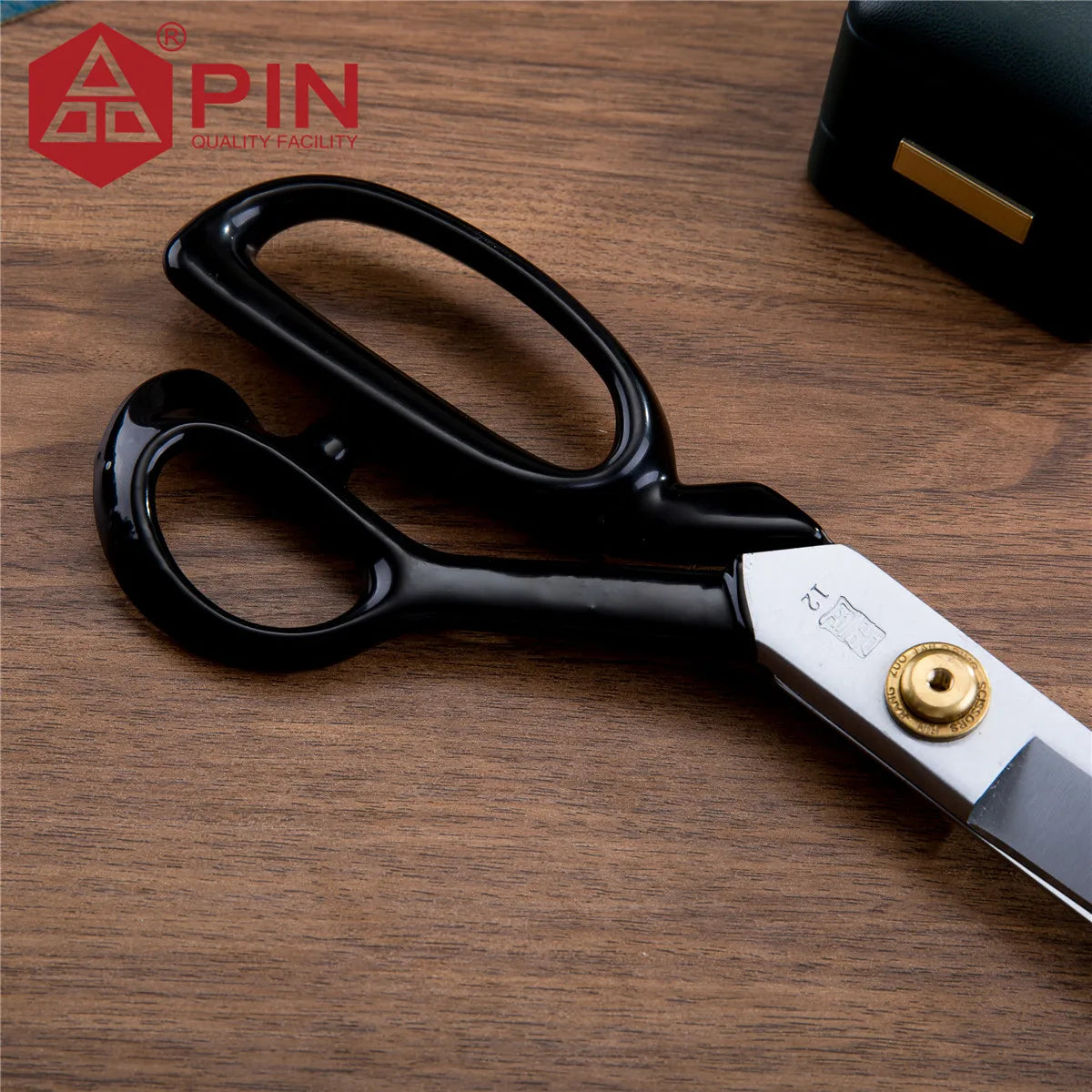 12-Inch Heavy-Duty Forged Stainless Steel Tailor Scissors – Professional Fabric Shears for Denim, Leather & Canvas