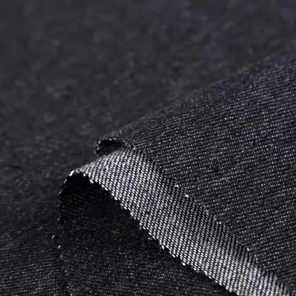 Vintage Blue Denim Fabric – 57" Wide, 170gsm | Lightweight Cotton Blend | Jeans, Dresses, Bags & DIY Crafts (Sold by the Yard)