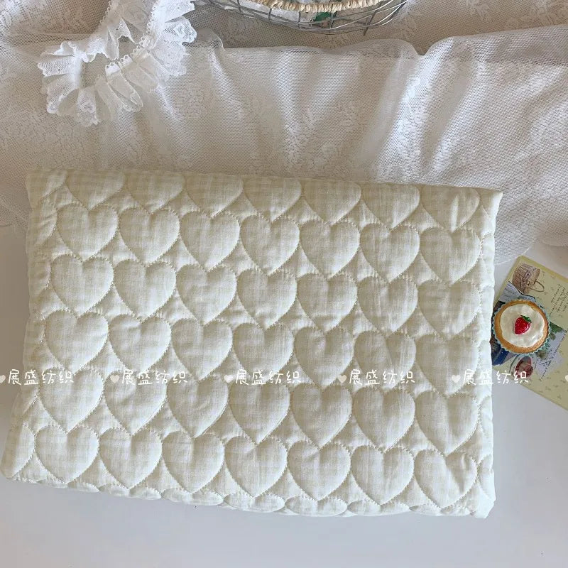 Light Plaid Quilted Cotton Fabric – 145x50cm, 40s Poplin, Breathable for Jackets, Bags & Handmade Sewing