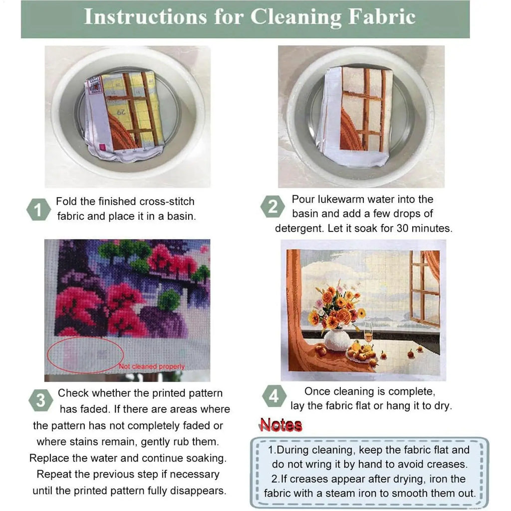 Embroidery Book for Beginners — 90+ Patterns with Reusable Fabric