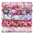 Cotton Print Fabric Bundle — 5 Precut Pieces (20×25cm / 8”×10”) | Doll Clothes, Quilting & Crafts