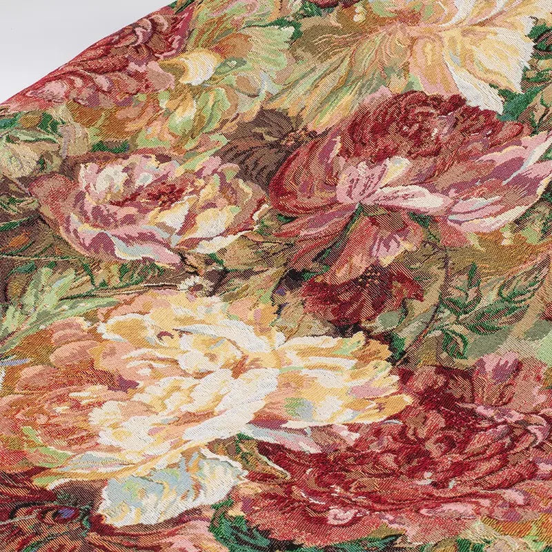 Oil Painting Style Jacquard Fabric | High-End Brocade | DIY Bags, Skirts & Sewing