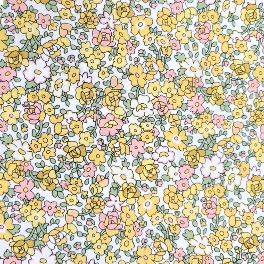 Tela de Algodón con Estampado Floral Pequeño – 145cm (57") de Ancho | Cortada a Medida | 4 Diseños