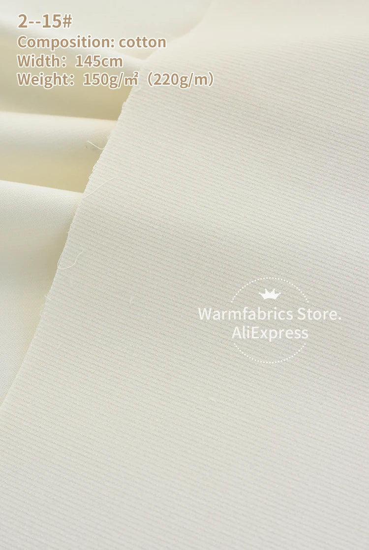 145*50cm/Pcs In Stock 21 Corduroy Fabric Cotton High Quality Plain Cotton Corduroy Fabric for Clothing