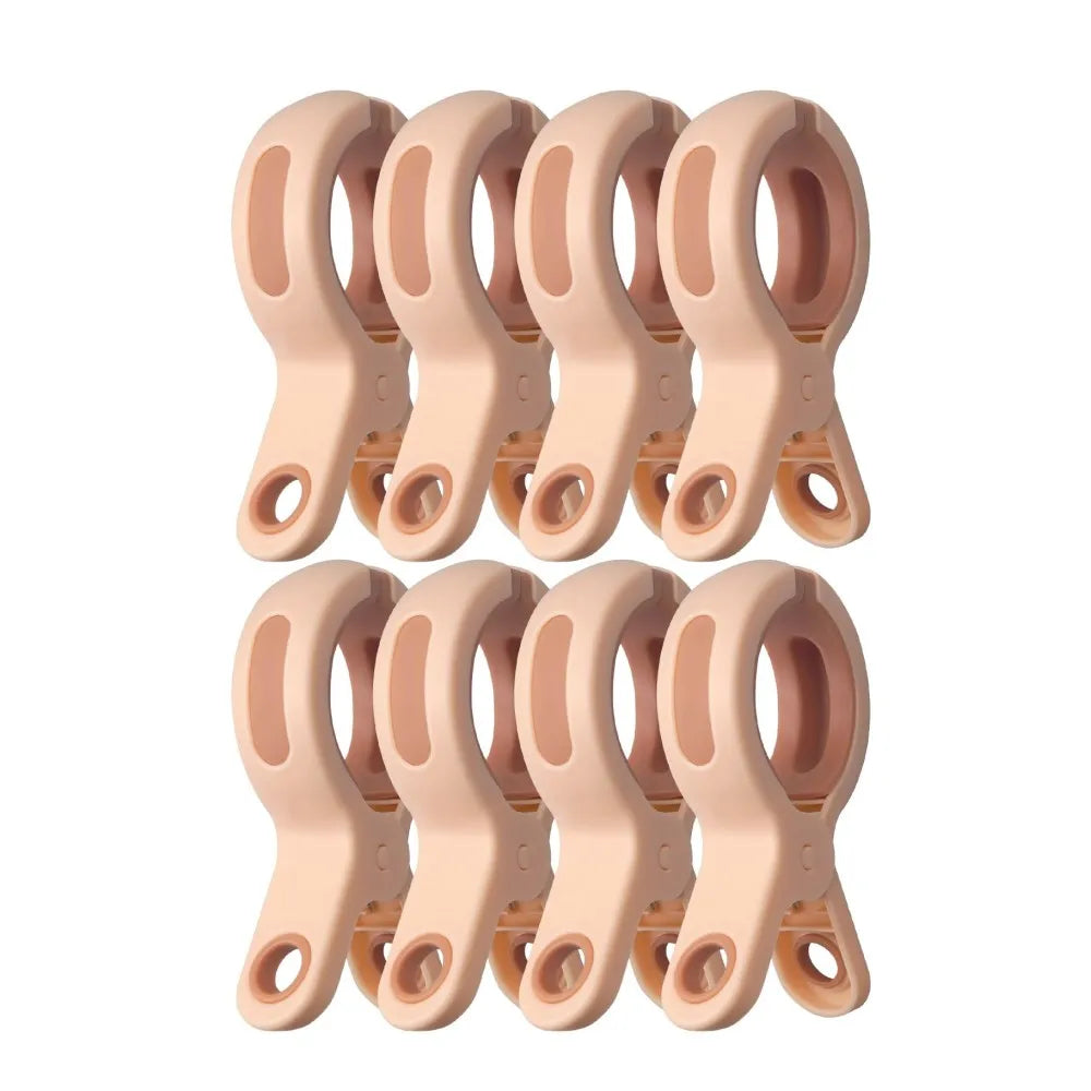 Pinzas de playa/para acolchar – Pinzas de ropa de plástico grandes, resistentes al viento y reutilizables para mantas, toallas y telas