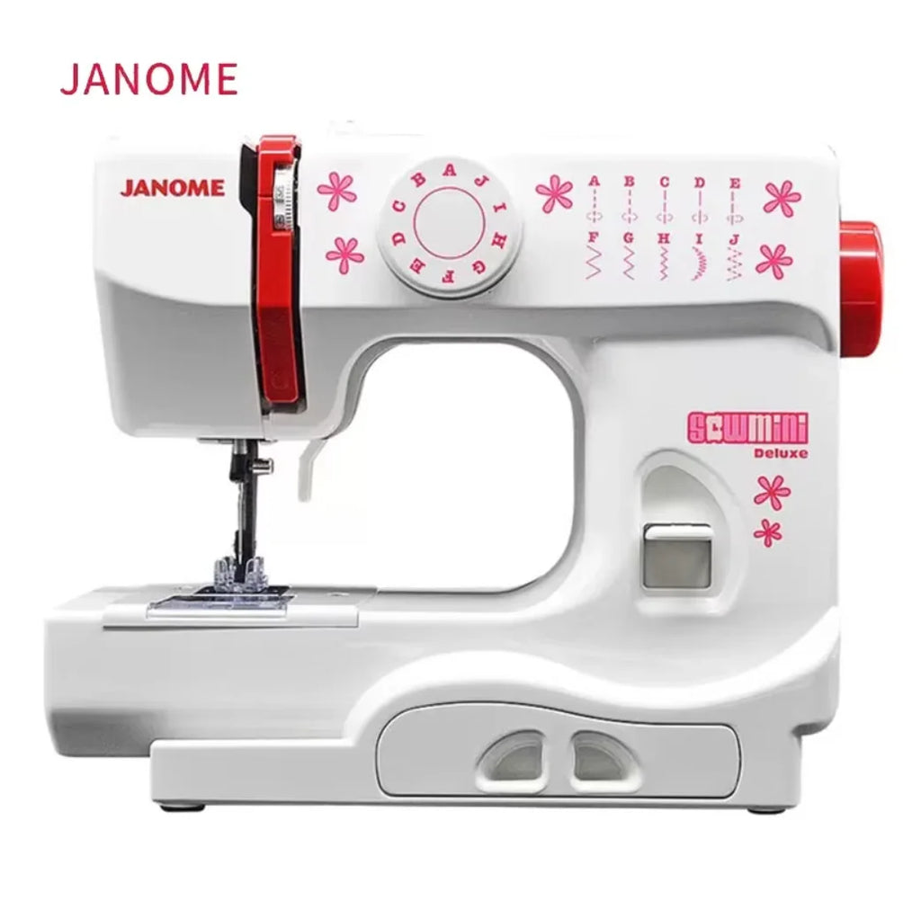 Janome 525B Mini Household Sewing Machine – 8 Stitches, LED Light, 110-240V