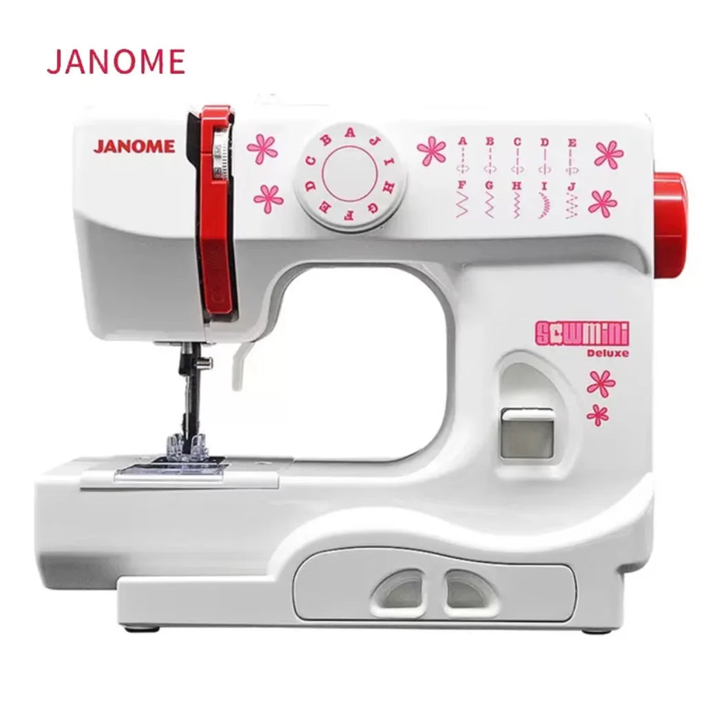 Janome 525B Mini Household Sewing Machine – 8 Stitches, LED Light, 110-240V
