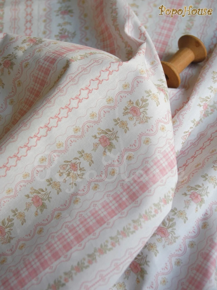 145cm Floral Cotton Poplin Fabric, 50cm Piece
