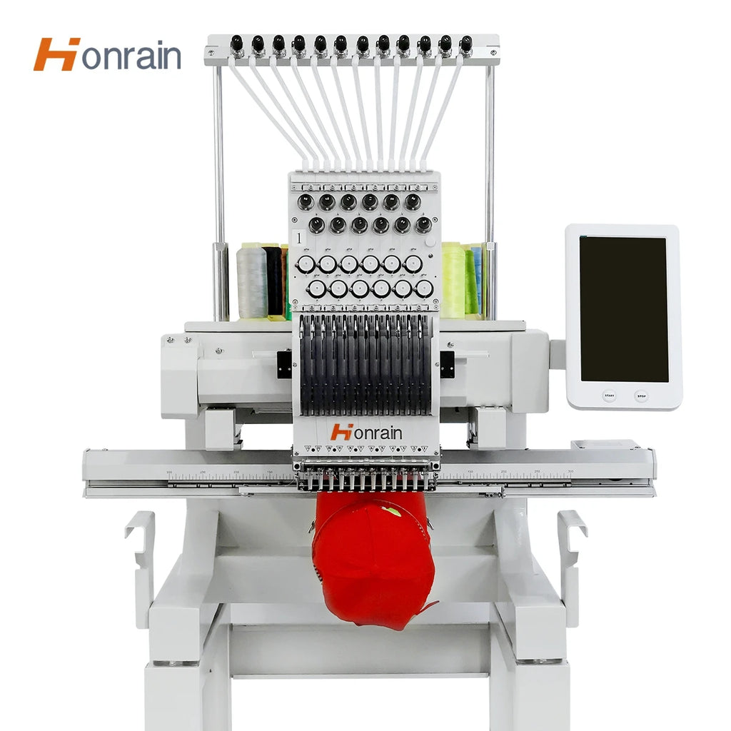 Honrain HR-XC12O1 Single Head 12-Needle Computerized Embroidery Machine