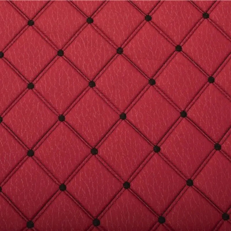Thick Quilted Embroidered Plaid Fabric – 55" × 39" Panel | Sofa, Home Décor & DIY Sewing (10 Colors)