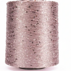 500G Hilo Fantasía de Lentejuelas Brillantes – Para Tejer a Mano y Ganchillo | Lentejuela de 3mm | 25 Colores