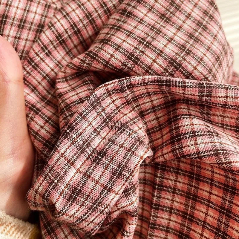 Classic Check Poly-Cotton Fabric | 150cm Wide | Sold by the Meter | Shirts, Cheongsam & DIY
