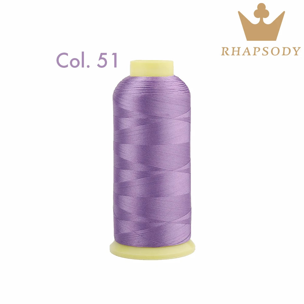 40WT Polyester Embroidery Thread – 5000 Meters per Spool | 128 Colors for Machine & Hand Embroidery