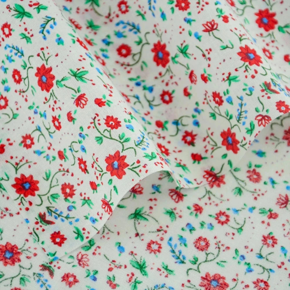 Fabric - 40 Precut Strips (6.35 X 49.78 cm) for Quilting And Sewing, 20 Floral Prints Assortment, 100% Material,