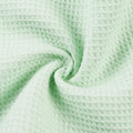 Solid Color Waffle Weave Fabric – Soft Poly-Cotton Knit for Quilting, Towels & Sleepwear (150cm Wide)