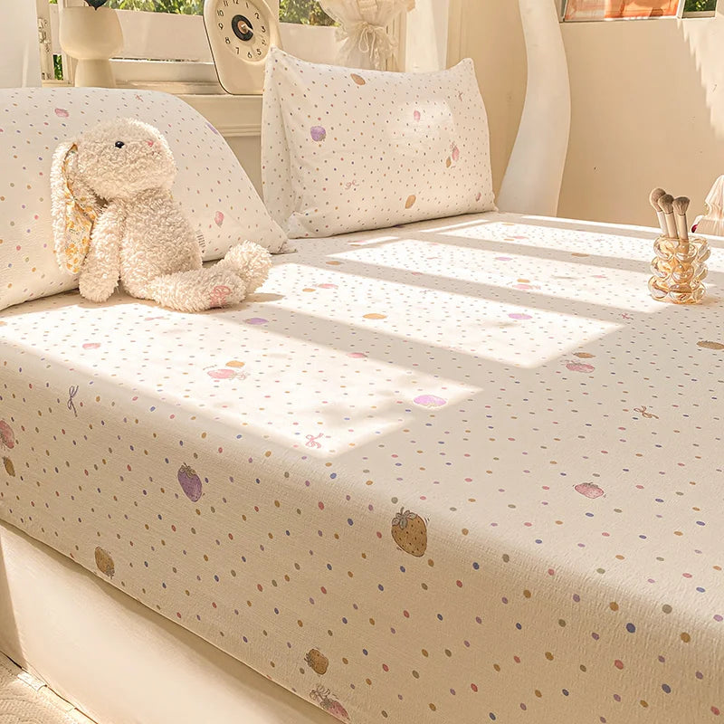 Polyester Microfiber Fitted Sheet Sets – 2-Piece or 3-Piece