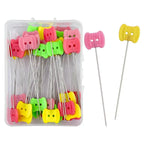 Nickel-Plated Dressmaking Pins for Sewing & Patchwork – 50 or 100 Pcs