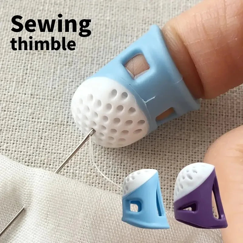 2-Pack Soft Silicone Sewing Thimbles