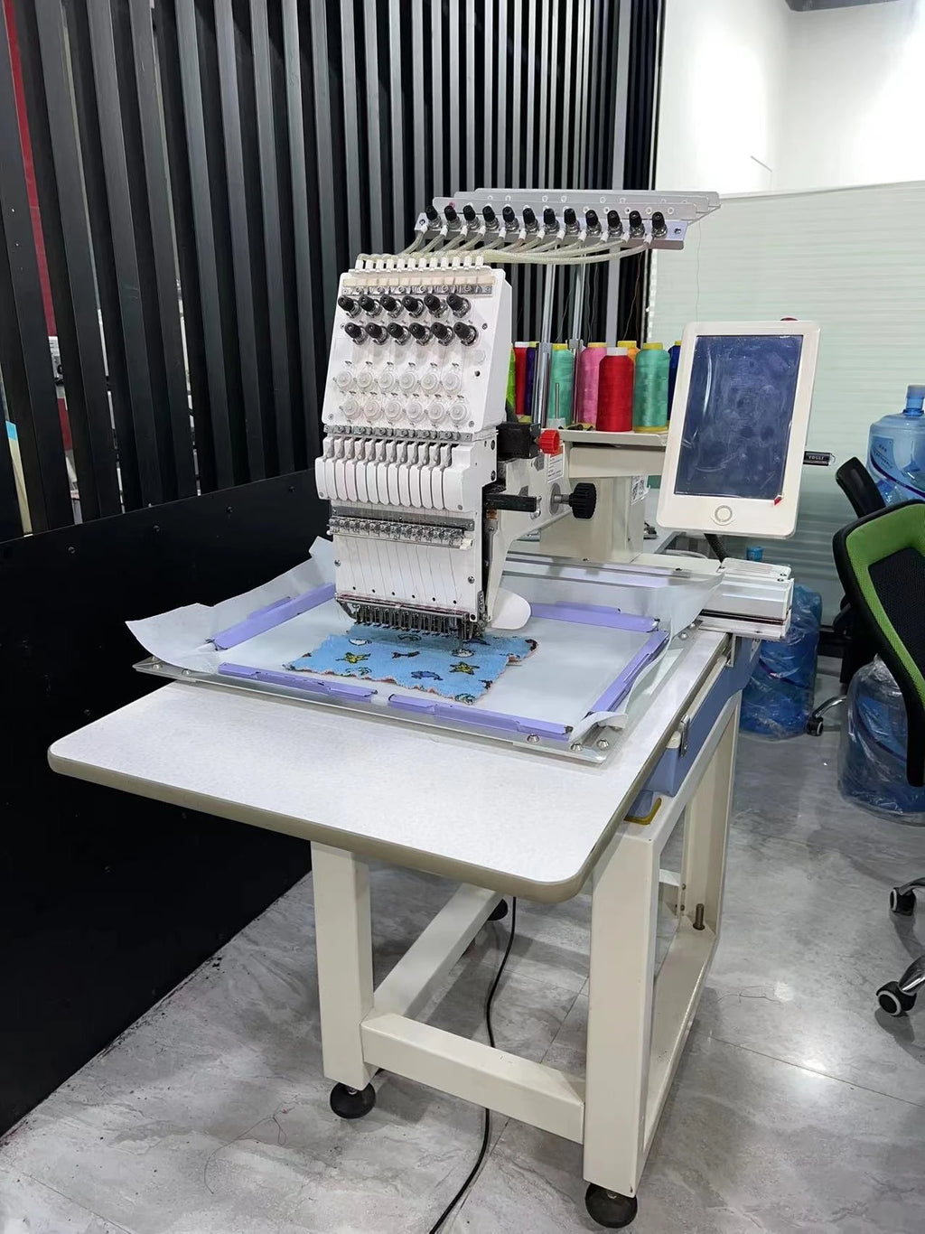 Used A15 Single Head Embroidery Machine – Personalized Commercial Embroidery