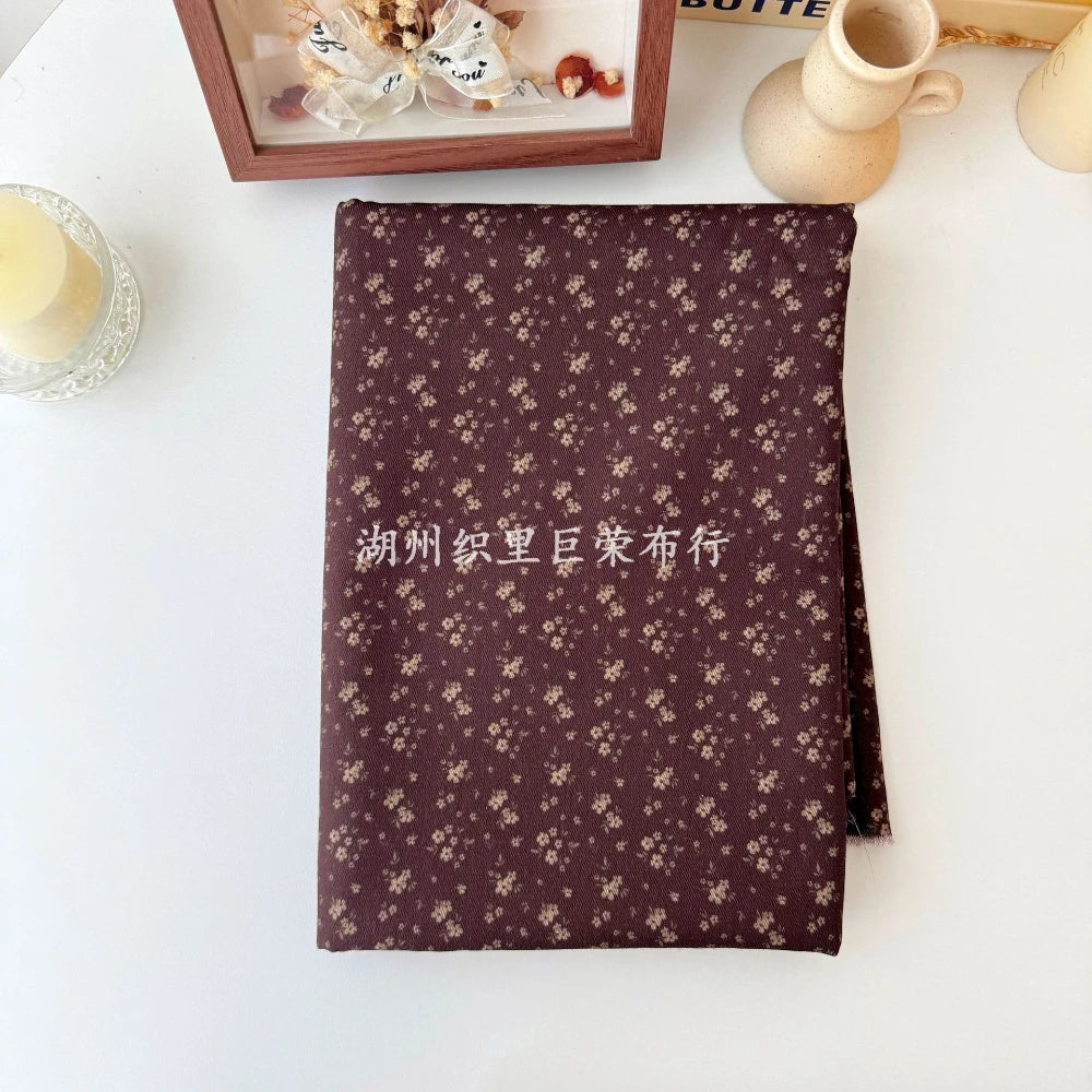 French Vintage Style 100% Cotton Digital Print Fabric | 140cm Wide | 140×50cm per Piece