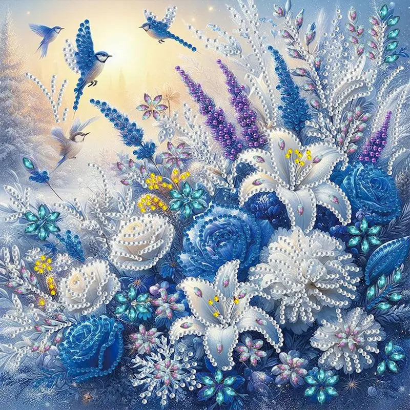 Kit de pintura de diamante de mariposa – Forma especial | 30x30cm (11.8" x 11.8")