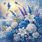 Kit de pintura de diamante de mariposa – Forma especial | 30x30cm (11.8" x 11.8")